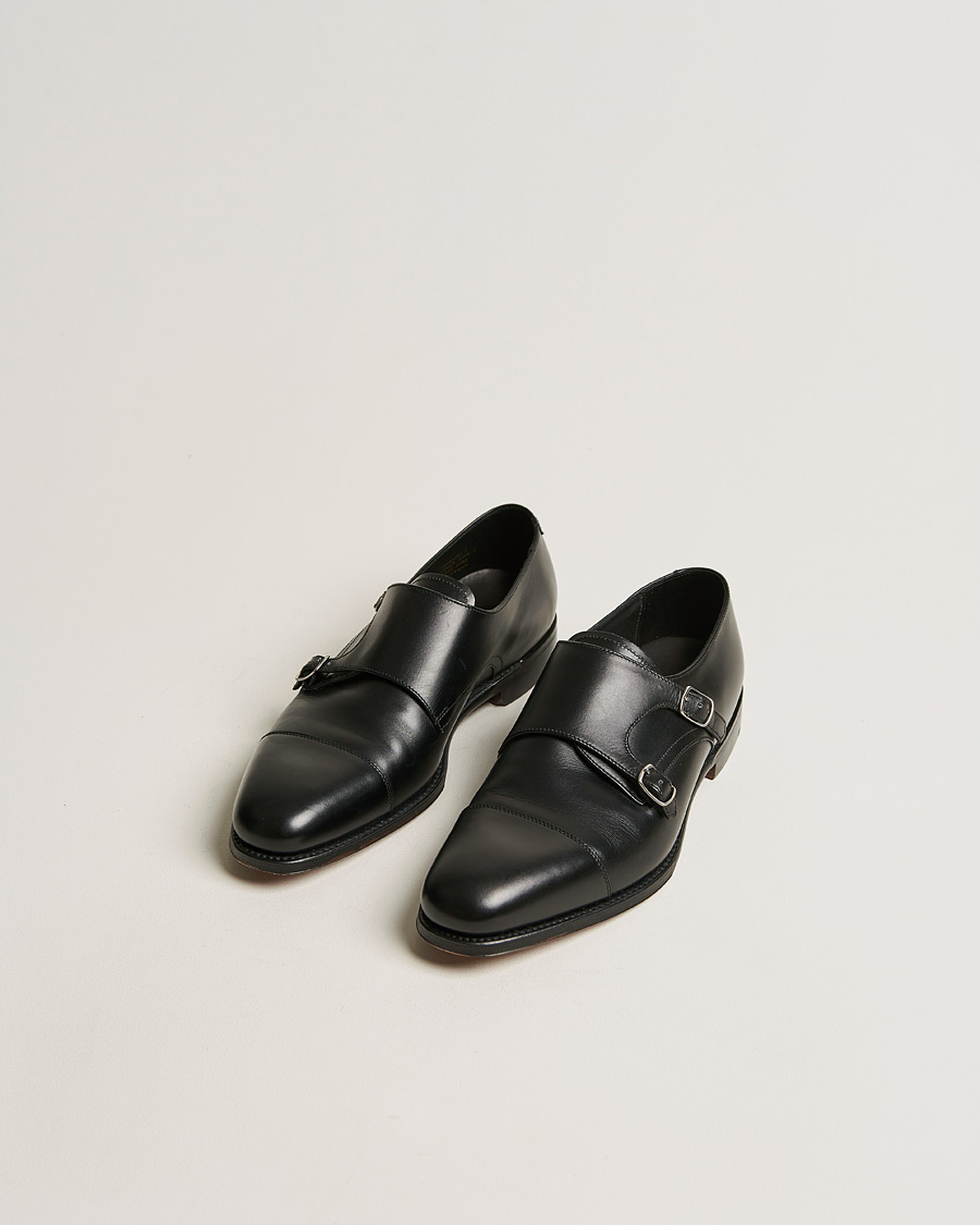 Men | Shoes | Loake 1880 | Cannon Monkstrap Black Calf