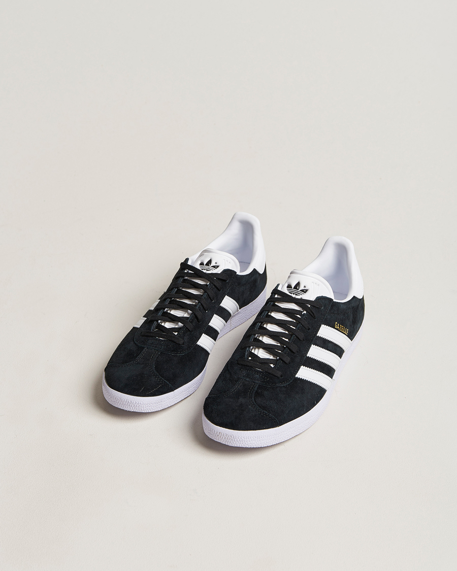 Men | Shoes | adidas Originals | Gazelle Sneaker Black Nubuck