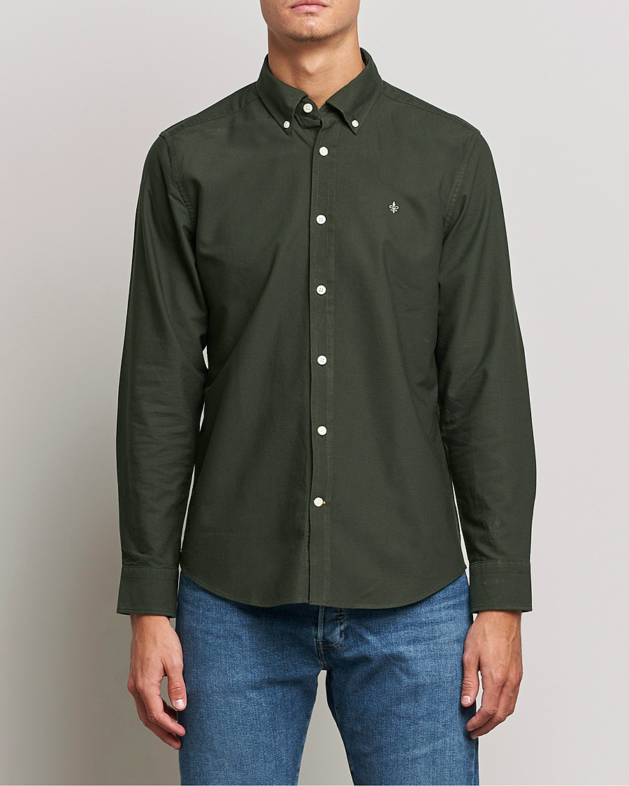 Men | Clothing | Morris | Douglas Oxford Shirt Olive