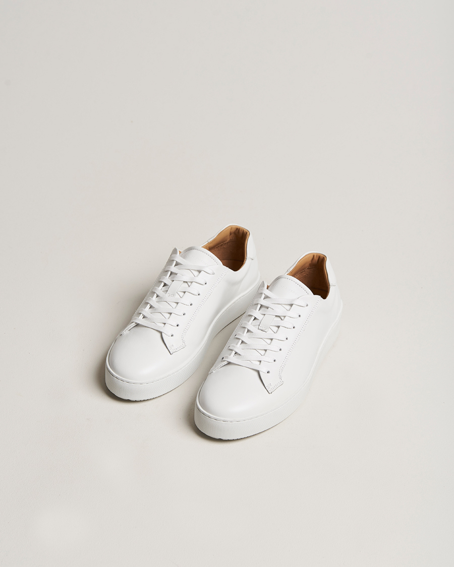 Men | Shoes | Tiger of Sweden | Salas Leather Sneaker White