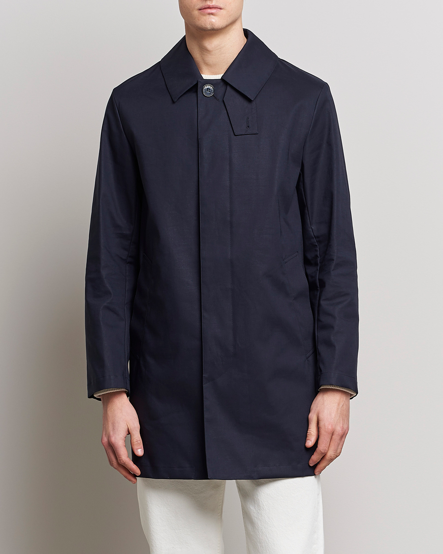 Men | Formal Wear | Mackintosh | Cambridge Car Coat Navy