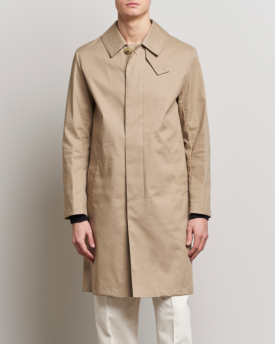 Men | Formal Wear | Mackintosh | Manchester Car Coat Fawn