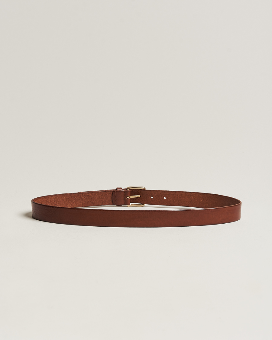 Men |  | Anderson\'s | Leather Belt 3 cm Cognac