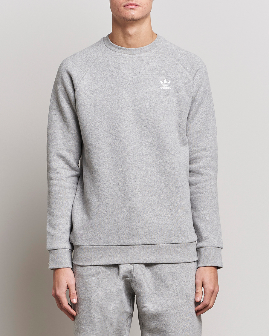 Men | Clothing | adidas Originals | Essential Trefoil Sweatshirt Grey