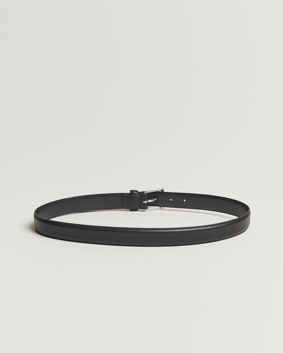 Men | Accessories | Polo Ralph Lauren | Leather Belt Black