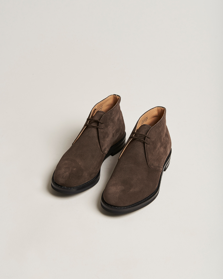 Men | Shoes | Church\'s | Ryder Desert Boots Dark Brown Suede