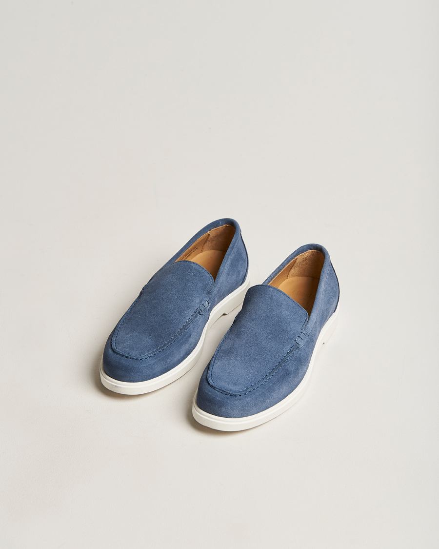 Men | Shoes | Loake 1880 | Tuscany Suede Loafer Denim