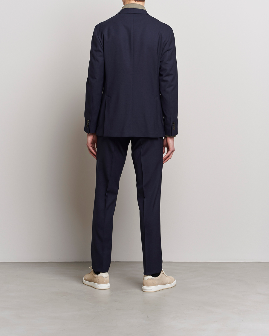 Men | Formal Wear | Boglioli | K Jacket Wool Suit Navy
