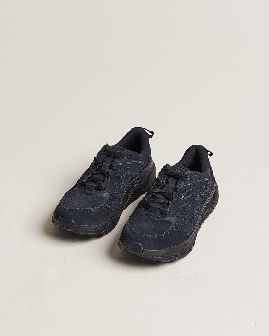 Men | Running shoes | Hoka One One | Hoka Clifton L Suede Black
