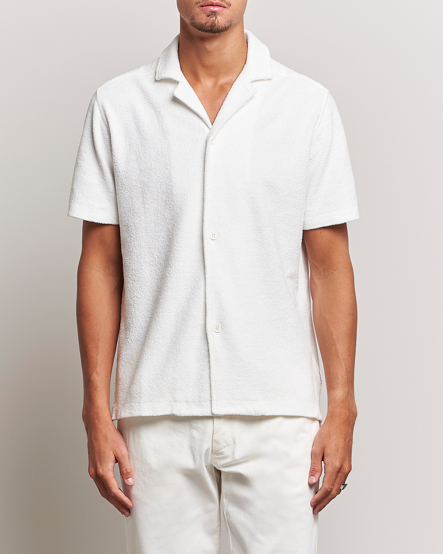 Men | Clothing | Orlebar Brown | Howell Buttoned Poloshirt Sea Mist