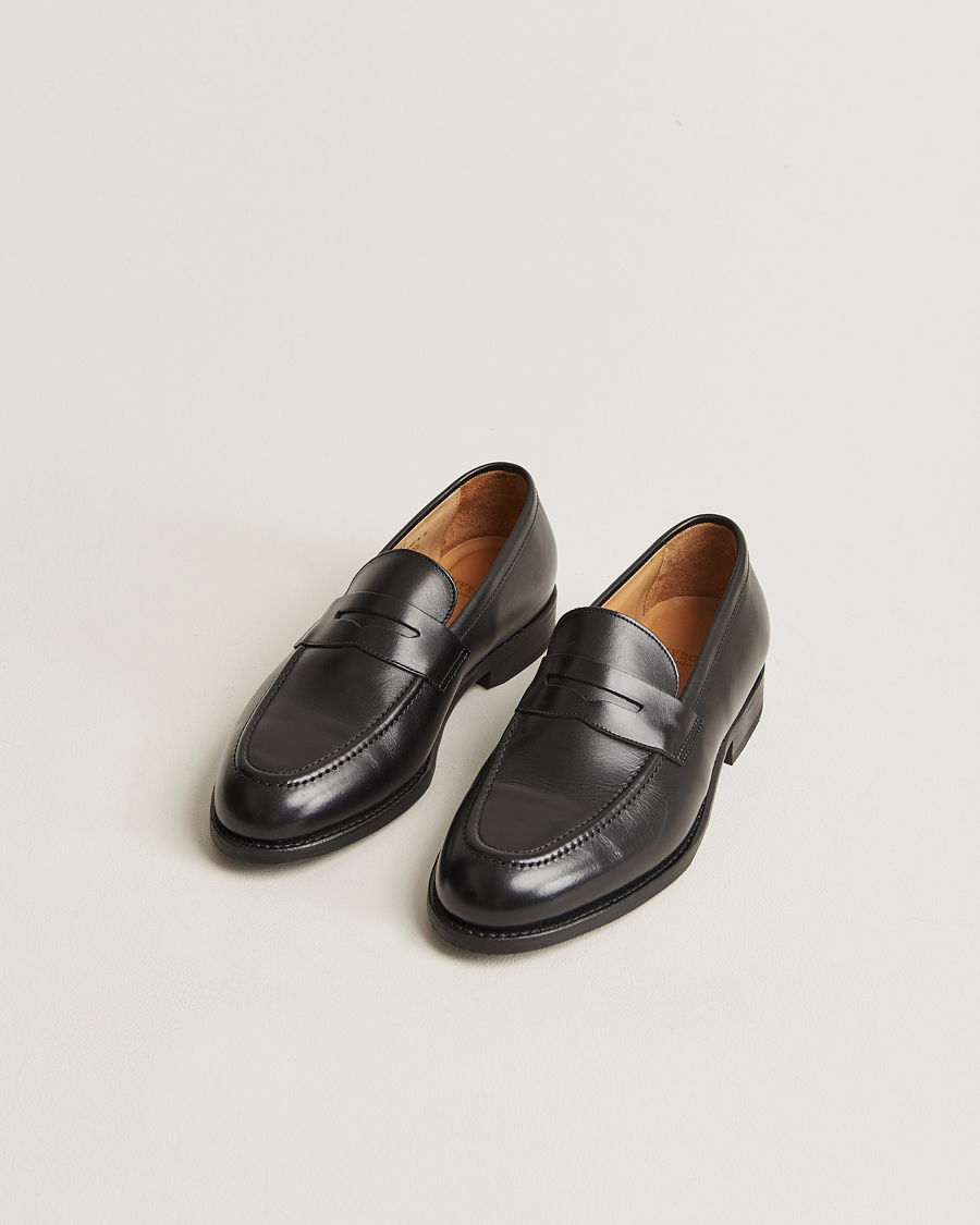 Men | Handmade shoes | Myrqvist | Stenhammar Loafer Black Calf