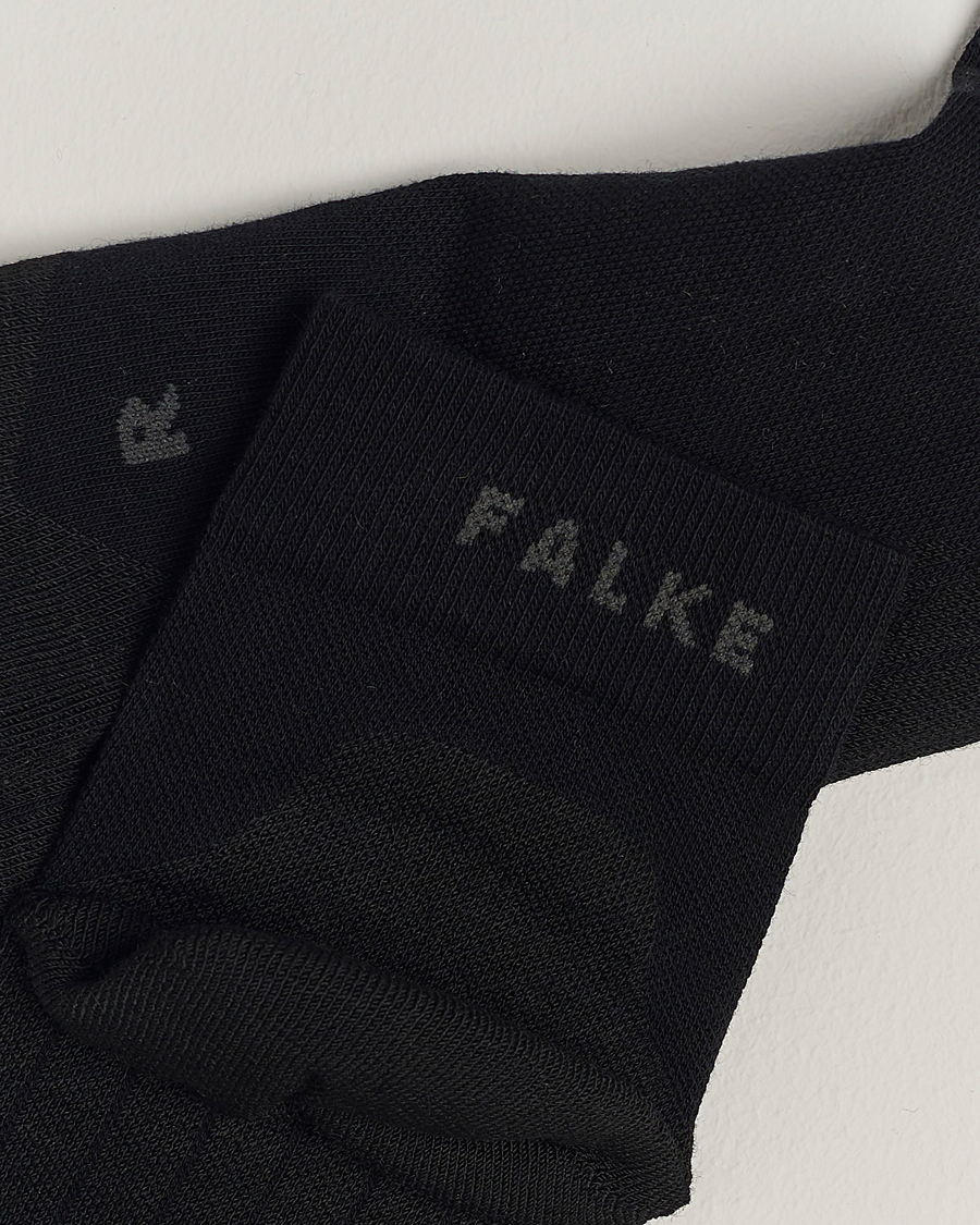 Men | Falke | Falke Sport | Falke GO2 Short Golf Socks Black