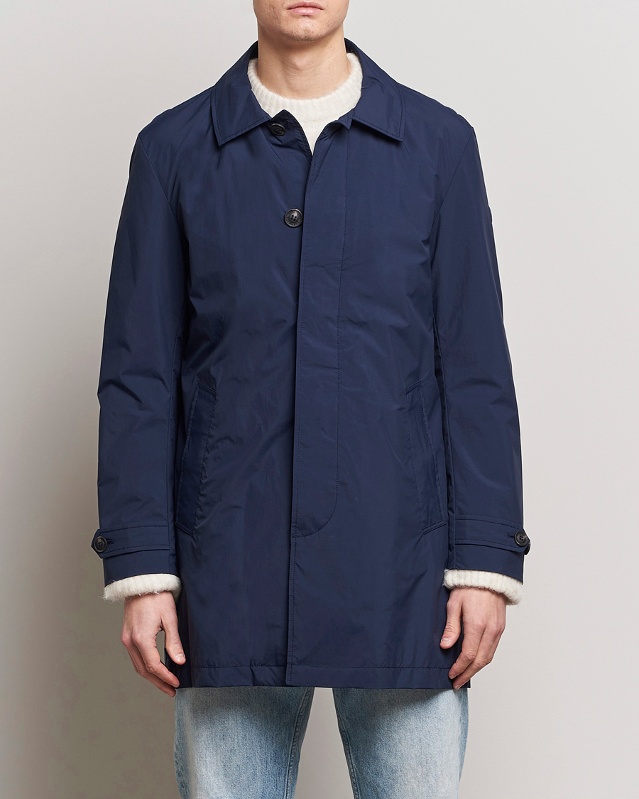 Men | Save The Duck | Save The Duck | Rhys Water Repellent Nylon Coat Navy Blue