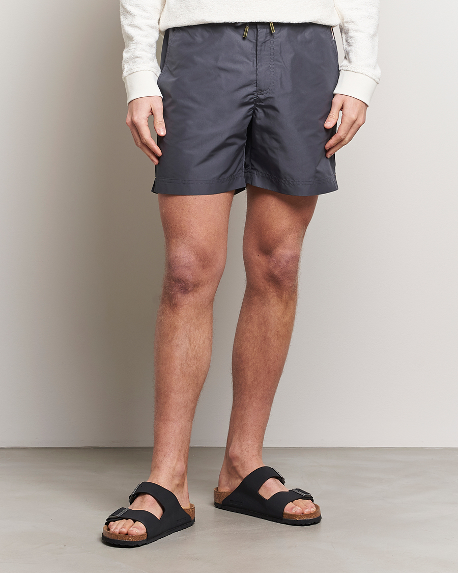 Men | Clothing | Orlebar Brown | Bulldog Drawcord Swimshorts Piranha Grey