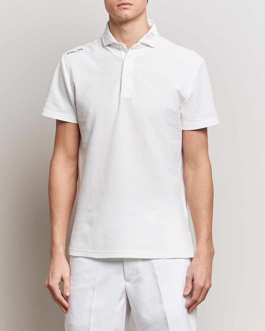 Men | Clothing | RLX Ralph Lauren | Short Sleeve Polo Ceramic White