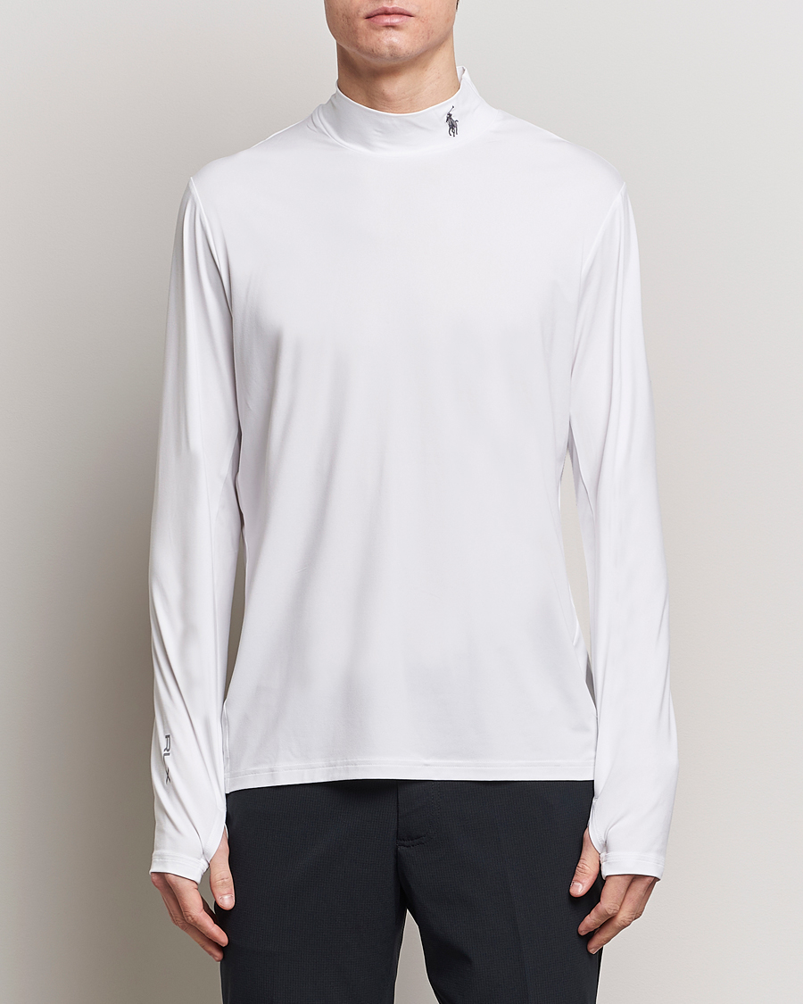 Men | Long Sleeve T-shirts | RLX Ralph Lauren | Airflow Soft Compression Ceramic White