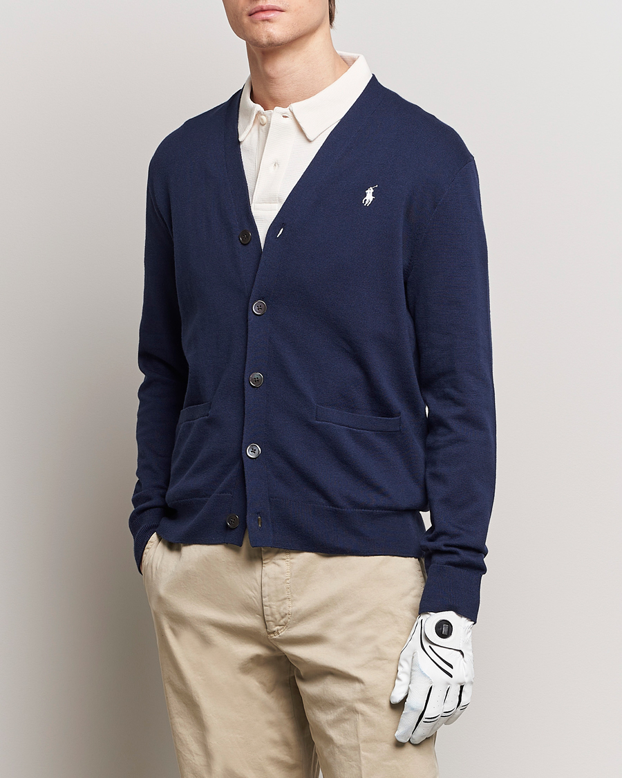 Men | Clothing | RLX Ralph Lauren | Cotton Cardigan Refined Navy