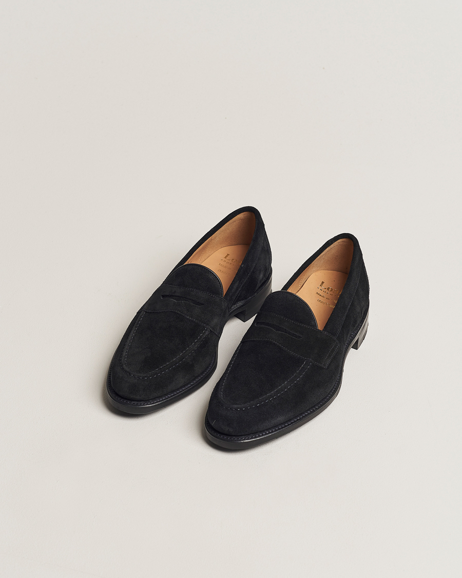 Men | Shoes | Loake 1880 | Grant Shadow Sole Black Suede