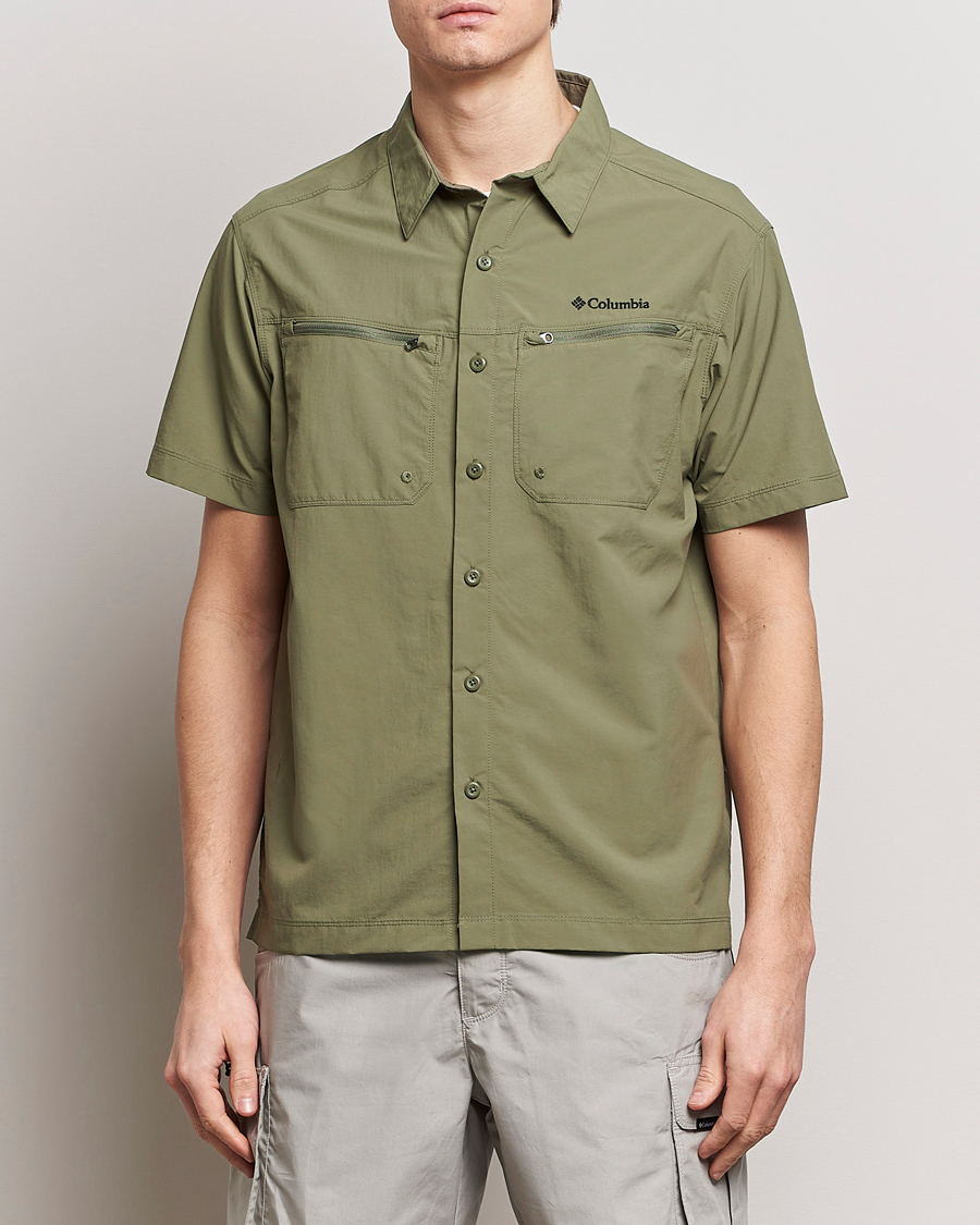 Men | Columbia | Columbia | Mountaindale Short Sleeve Outdoor Shirt Stone Green