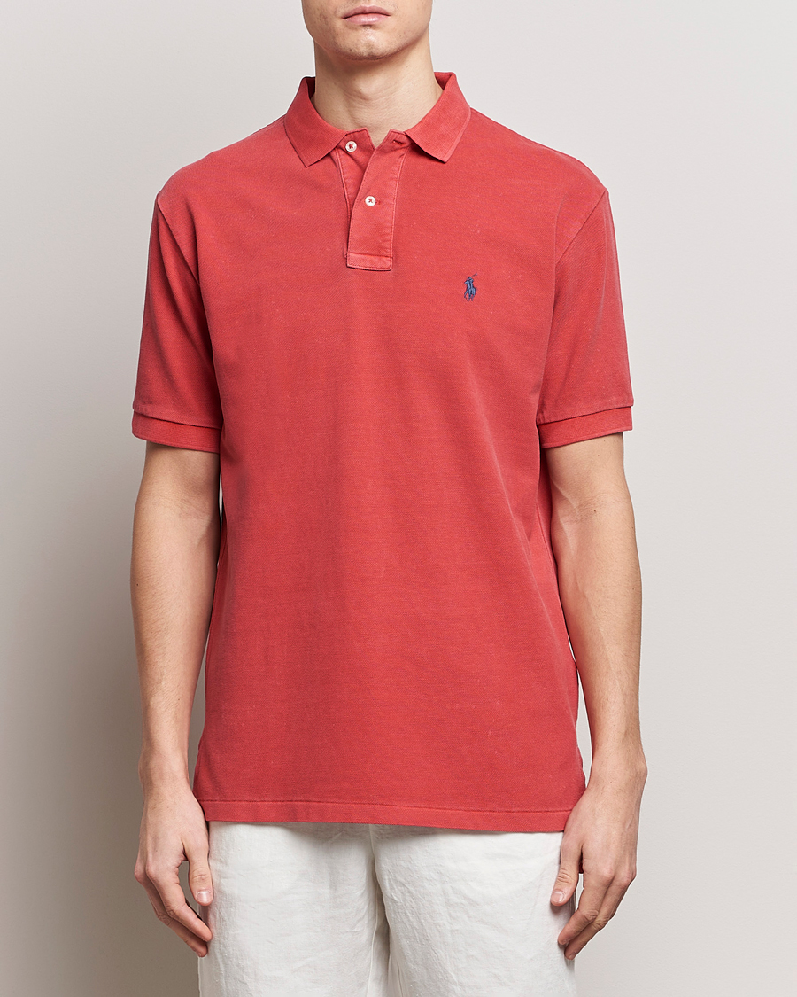 Men | Only Polo | Polo Ralph Lauren | Heritage Mesh Polo Red