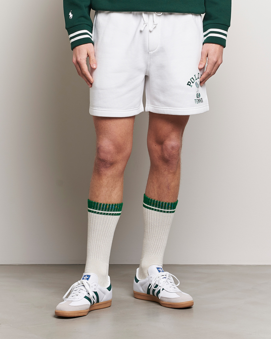 Men | Clothing | Polo Ralph Lauren | Wimbledon Athletic Shorts Ceramic White