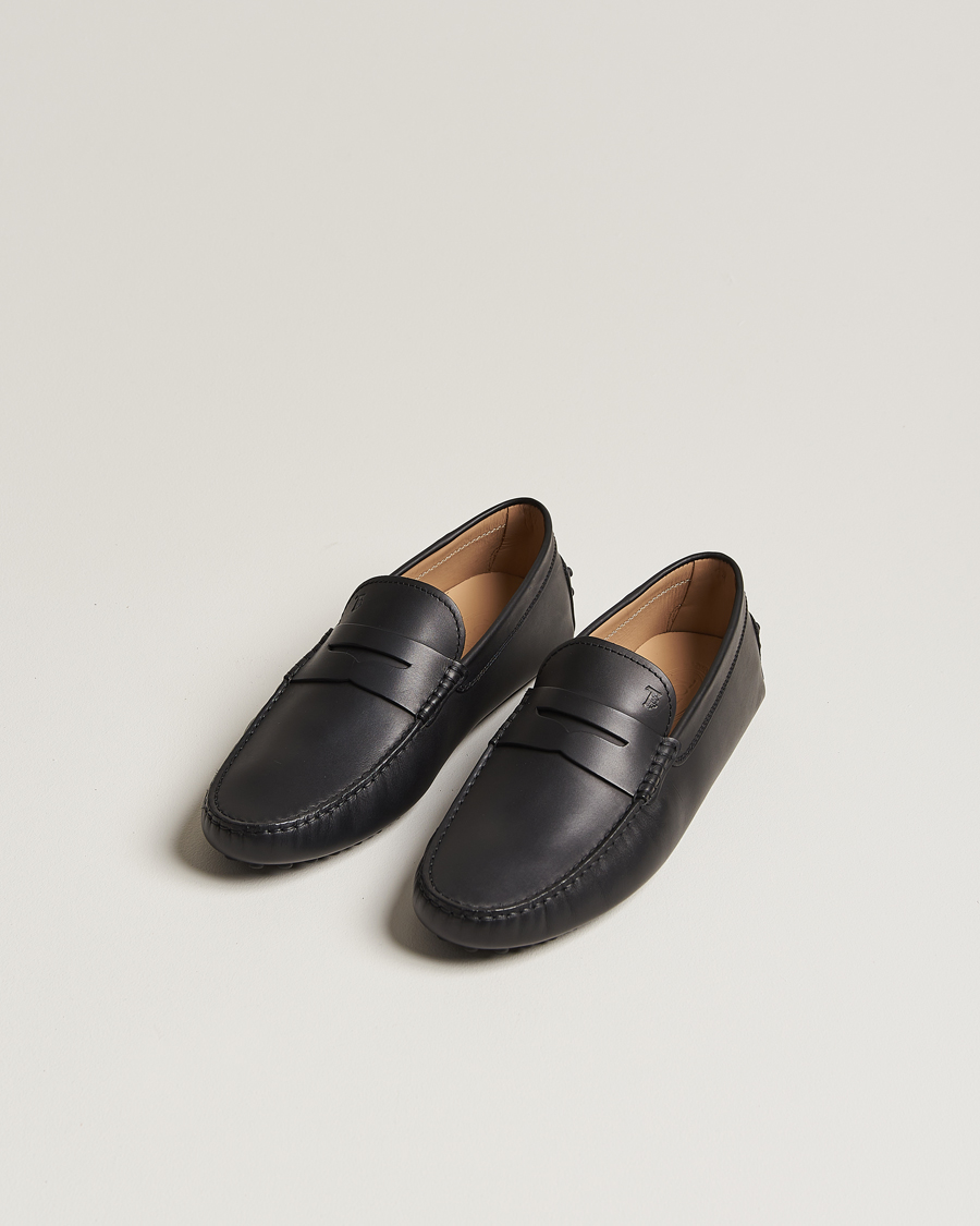 Men | Shoes | Tod\'s | Gommino Carshoe Black Calf