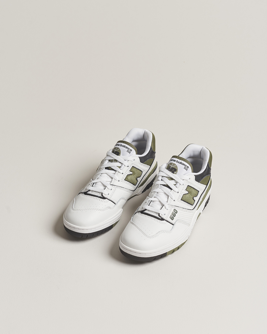 Men | Shoes | New Balance | 550 Sneakers White/Green