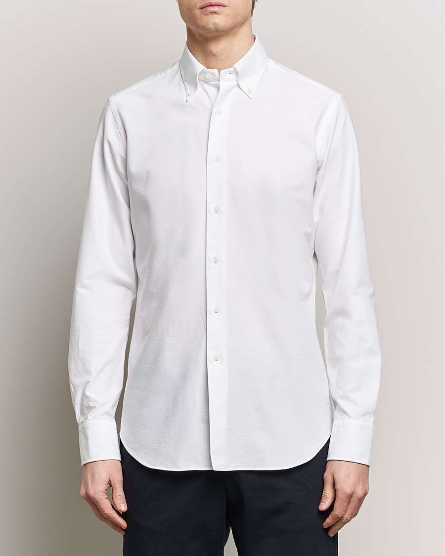 Men | Formal Wear | Grigio | Oxford Button Down Shirt White