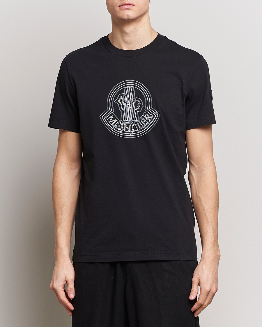 Men | Clothing | Moncler | 3D Logo T-Shirt Black