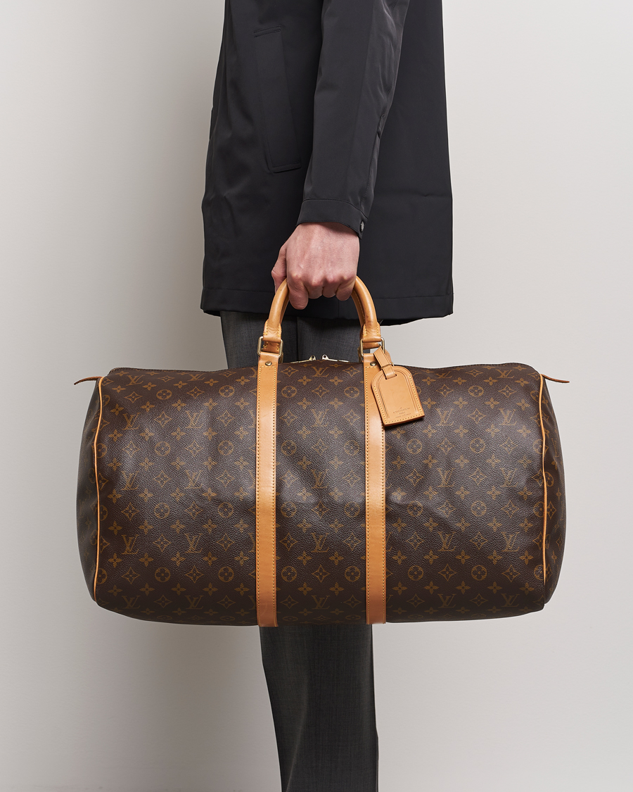 Men |  | Louis Vuitton Pre-Owned | Keepall 55 Monogram 