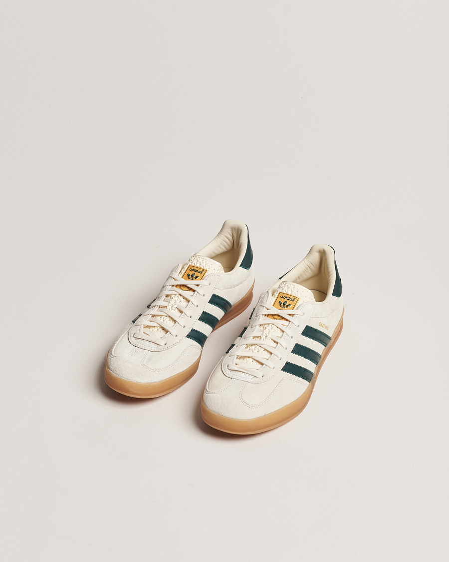 Men | Shoes | adidas Originals | Gazelle Indoor Sneaker White/Green