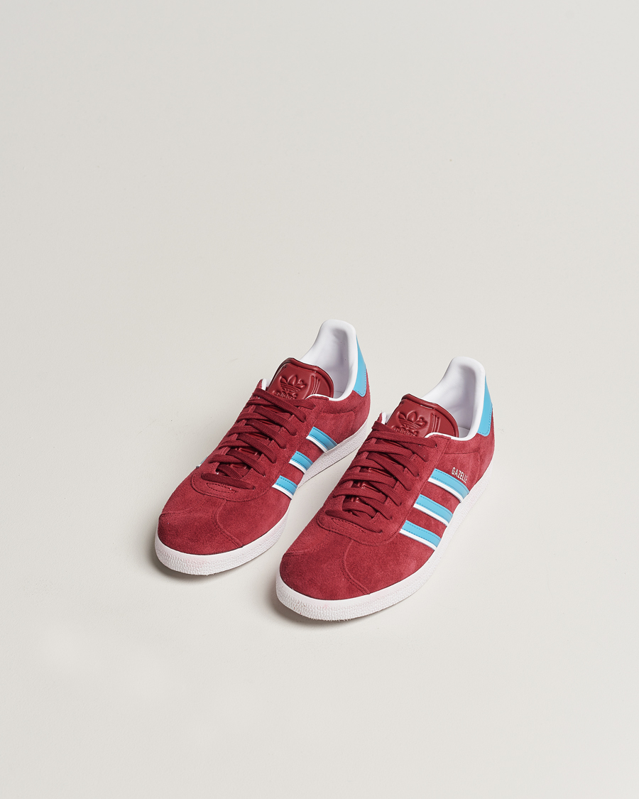 Men | Shoes | adidas Originals | Gazelle Sneaker Burgundy/Blue