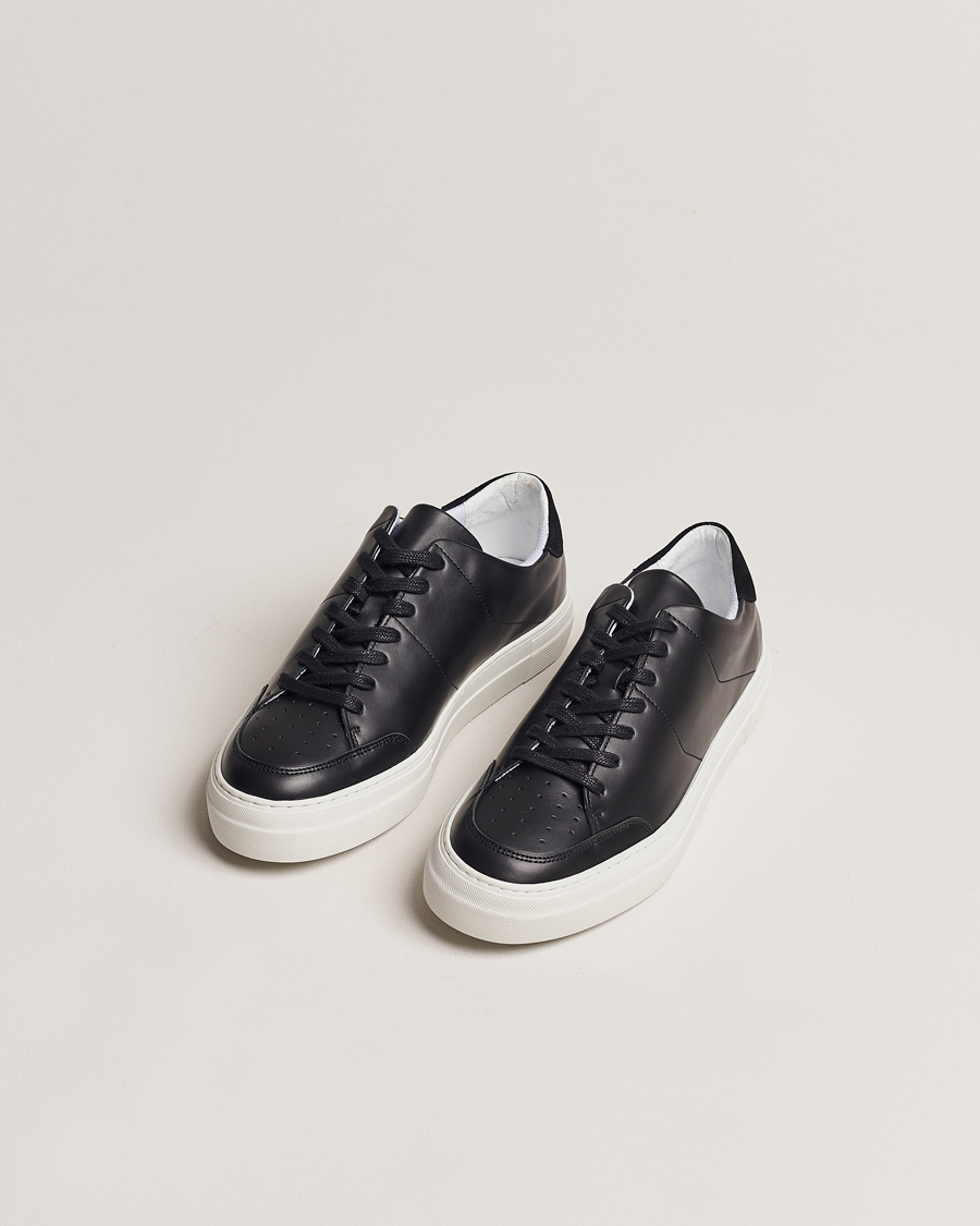 Men | Shoes | J.Lindeberg | Art Signature Leather Sneaker Black