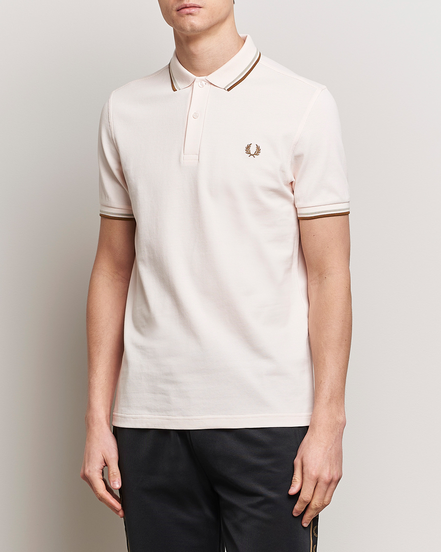Men | Fred Perry | Fred Perry | Twin Tipped Polo Shirt Silky Peach