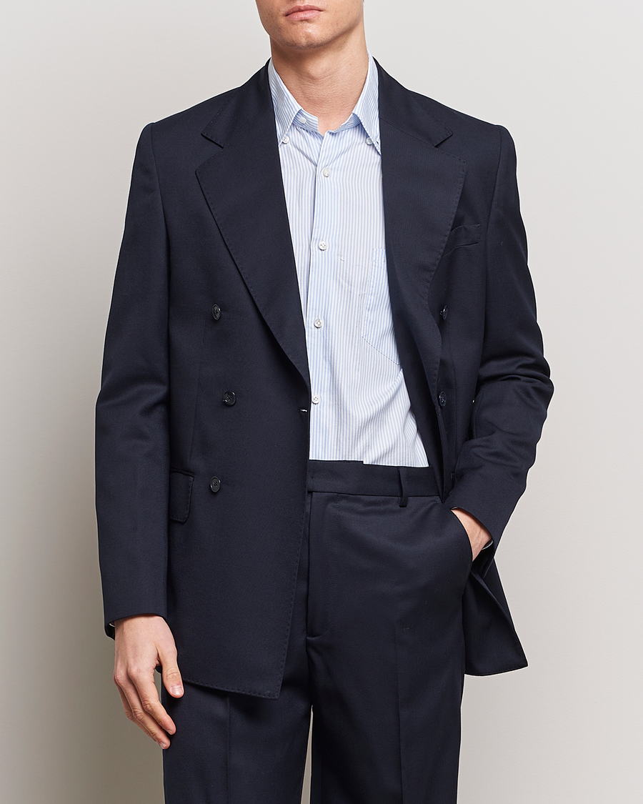 Men |  | A Day's March | Welland Double Breasted Blazer Navy
