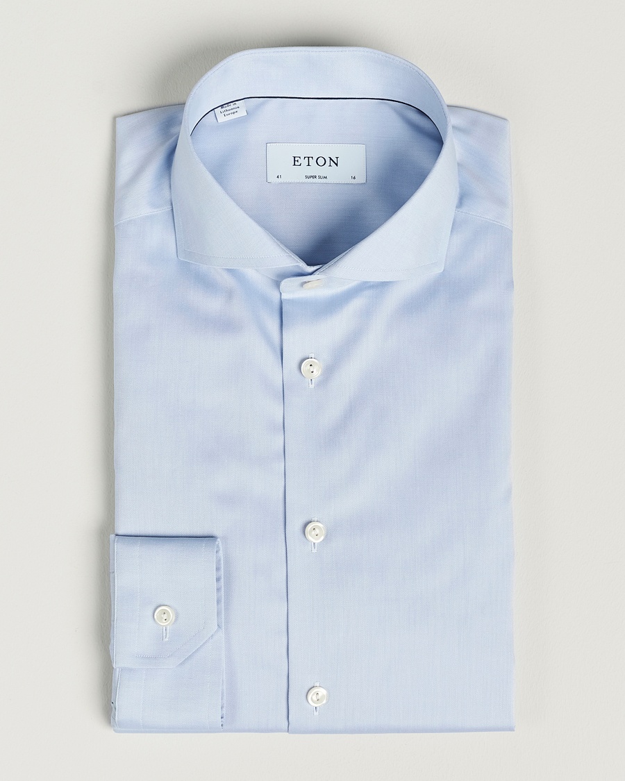 Eton Super Slim Fit Shirt Blue – Blue