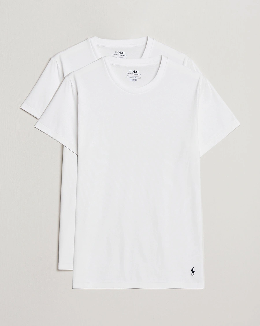 Polo Ralph Lauren 2-Pack Cotton Stretch T-Shirt White – White