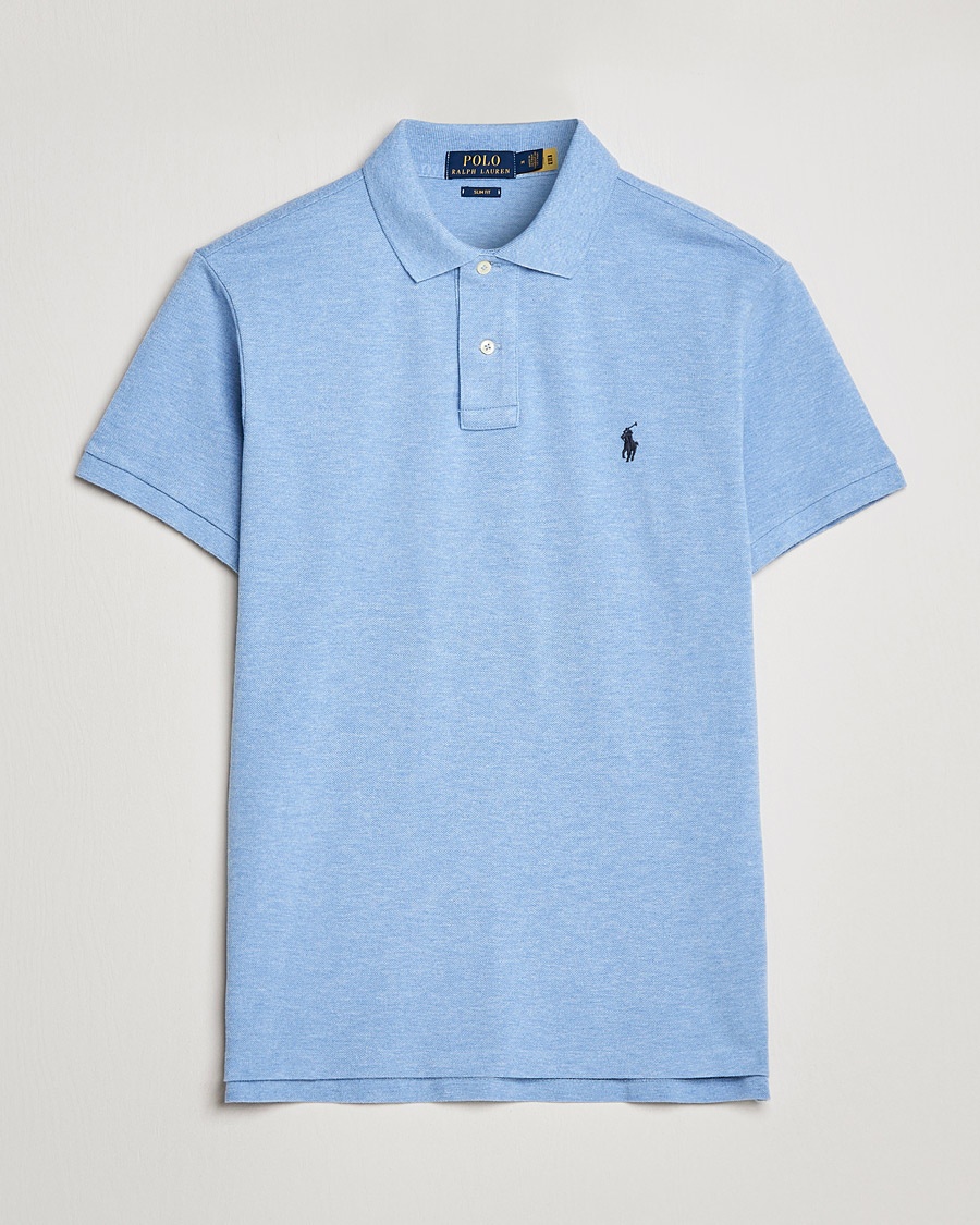 Slim Fit Polo Isle Heather – Blue