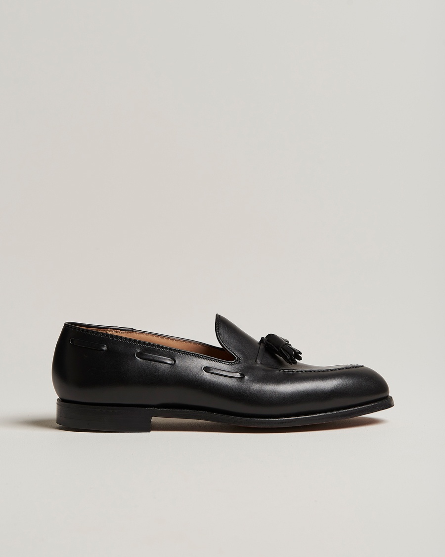 Crockett & Jones Cavendish 2 Tassel Loafer Black Calf – Black