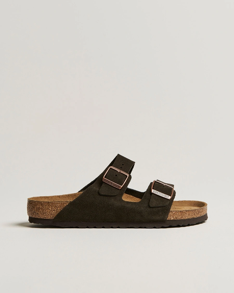 BIRKENSTOCK Arizona Soft Footbed Mocca Suede – Brown