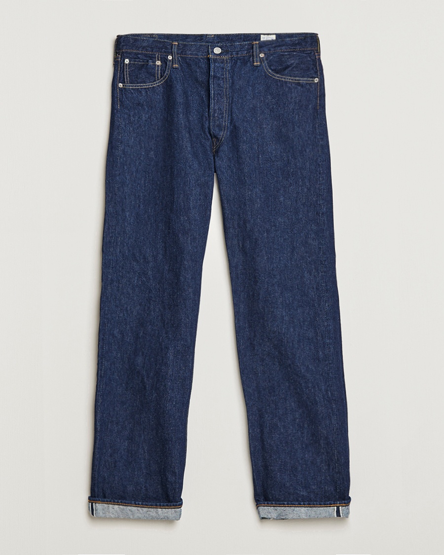 orSlow Straight Fit 105 Selvedge Jeans One Wash – Blue
