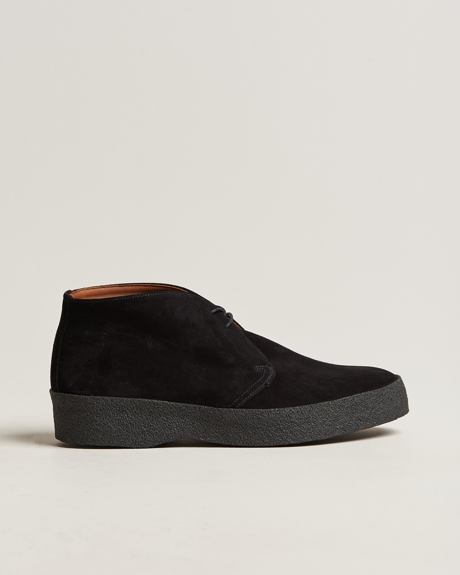 Sanders Joel Chukka Boot Black Suede – Black
