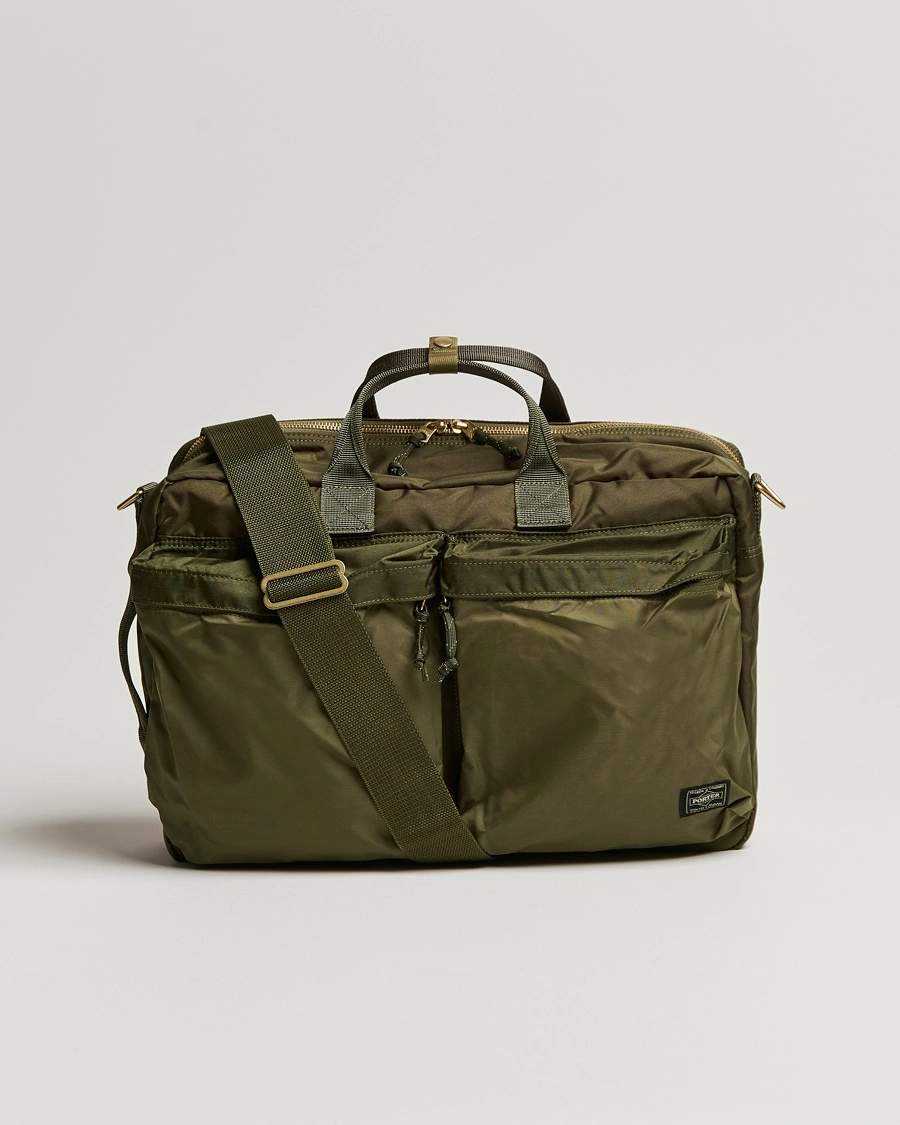 Porter-Yoshida & Co. Porter-Yoshida & Co.Force 3Way BriefcaseOlive Drab – Green