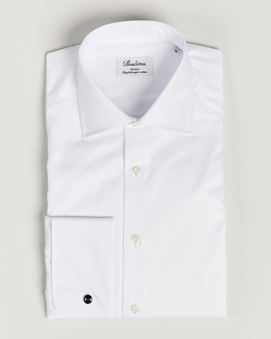 Stenströms Slimline Double Cuff White – White