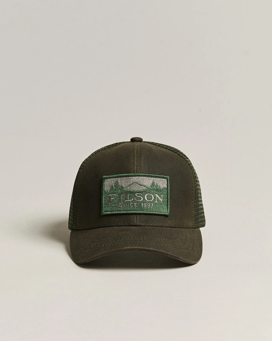 Filson Logger Mesh Cap Otter Green – Green