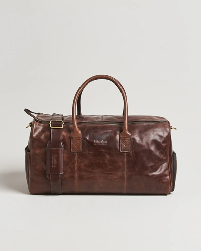 Loake 1880 Devon Leather Travel Bag Dark Brown – Brown