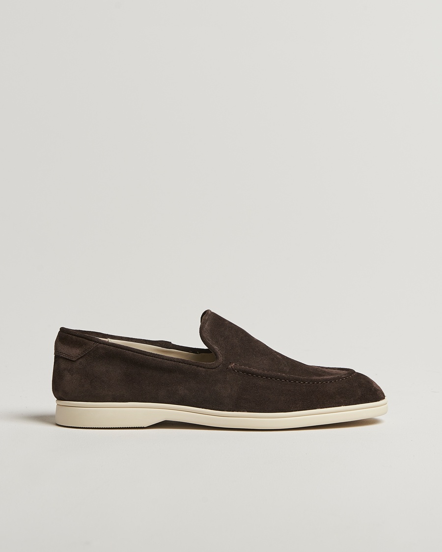 CQP Debonair Suede Loafers Chocolate – Brown