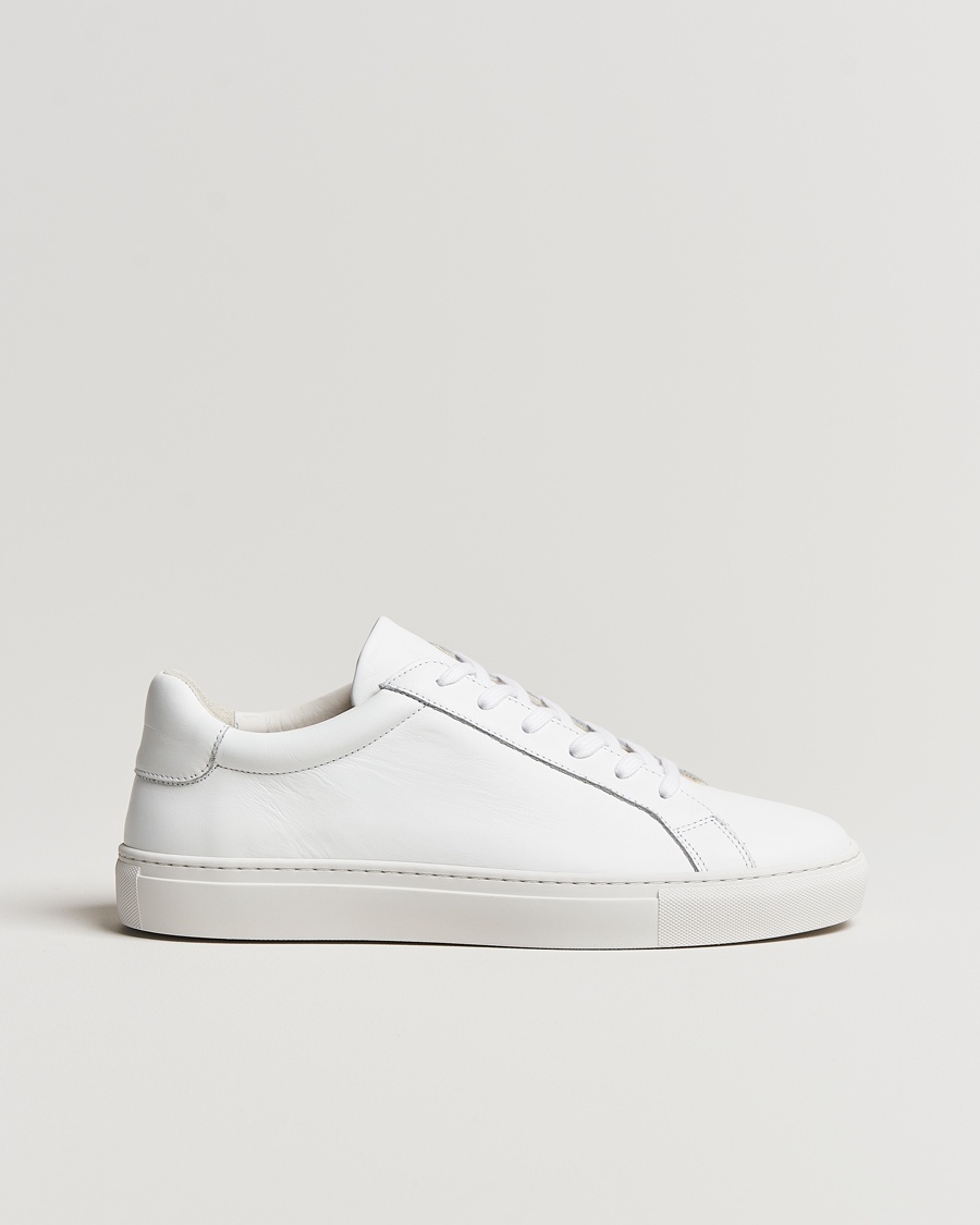 A Day's March Leather Marching Sneaker White – White
