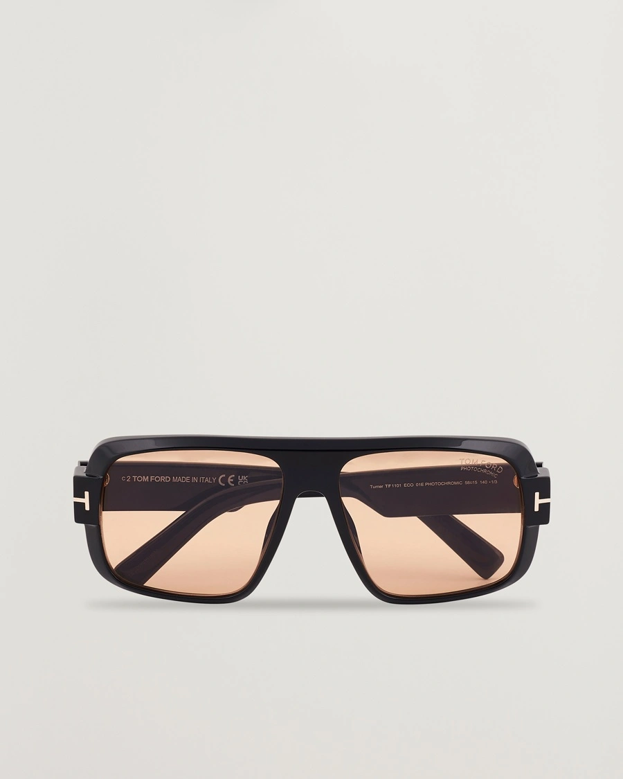 Tom Ford Turner FT1101 Sunglasses Black/Brown – Black