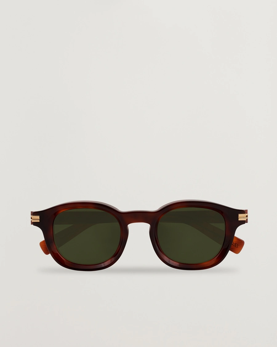 Zegna EZ0229 Sunglasses Dark Havana/Green – Brown